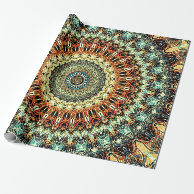 Mandala Presentpapper (Utrullad)