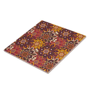 Mandala Print Tile Kakelplatta