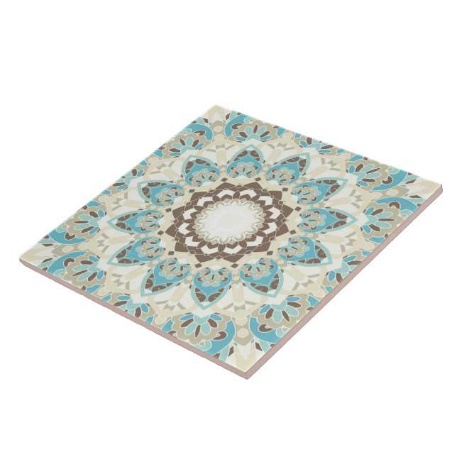 Mandala Print Tile Kakelplatta (Sidan)