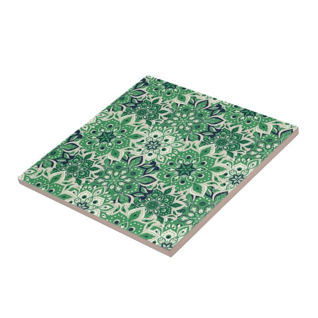 Mandala Print Tile Kakelplatta (Sidan)