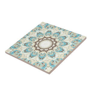 Mandala Print Tile Kakelplatta