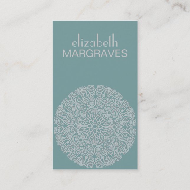 Mandala-profilkort Visitkort (Framsida)