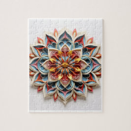 Mandala Puzzle, 8 tum x 10 tum, 110 delar Pussel