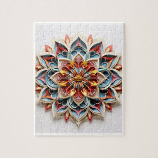 Mandala Puzzle, 8 tum x 10 tum, 110 delar Pussel