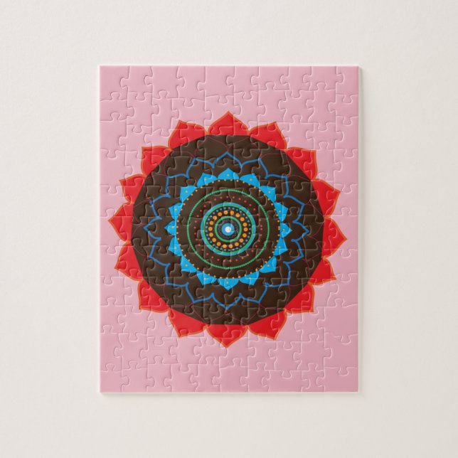 Mandala Puzzle Pussel (Vertikal)