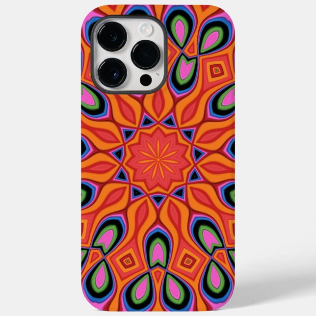 Mandala Retro Orange Hipster (Baksida)