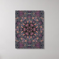 Mandala Rosette Blommigt Twine Retro Boho