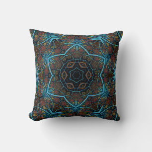 Mandala Rosette Boho Bohemian Stil Dandy Mönster Kudde