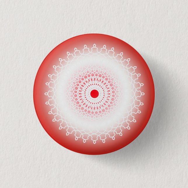 Mandala rouge knapp (Framsida)