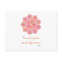 Mandala Rumi Wound-citat