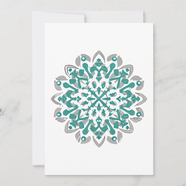 mandala Shudder christmasmandala Flutter christmas Tack Kort (Framsida)
