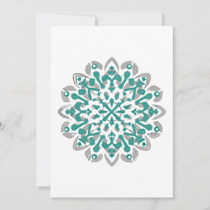 mandala Shudder christmasmandala Flutter christmas Tack Kort