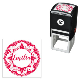 Mandala Självfärgande Stämpel