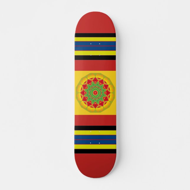 Mandala Skateboard (Framsida)