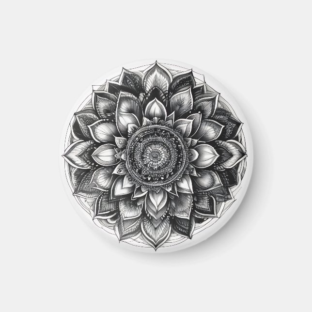 mandala skjorta magnet (Framsidan)