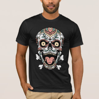 Mandala Skull T-Shirt | Boho Gothic Skull Art Tee