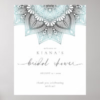Mandala Snöre Möhippa Välkommen Lt. Blue ID968