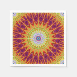Mandala sol pappersservett