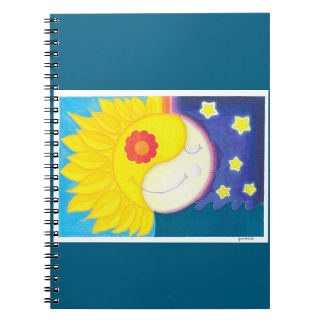 Mandala: Solflor e Luaflor Anteckningsbok (Framsidan)
