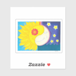 Mandala: Solflor e Luaflor Klistermärken