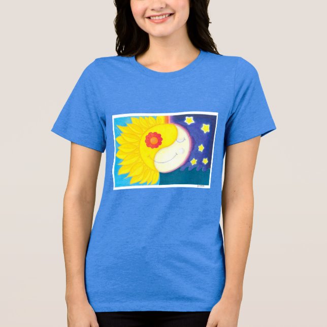 Mandala: Solflor e Luaflor T Shirt (Framsida)