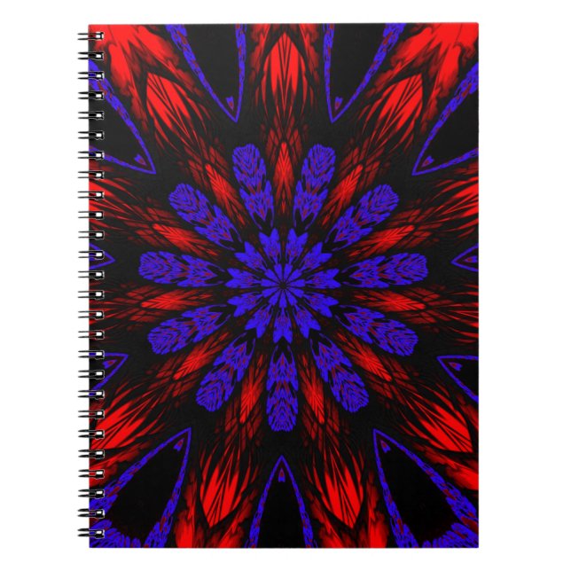 Mandala Southwest Hippie Boho Chic Bohemian Anteckningsbok (Framsidan)