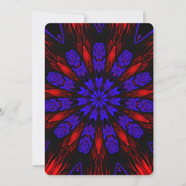 Mandala Southwest Hippie Boho Chic Bohemian Inbjudningar (Framsida)