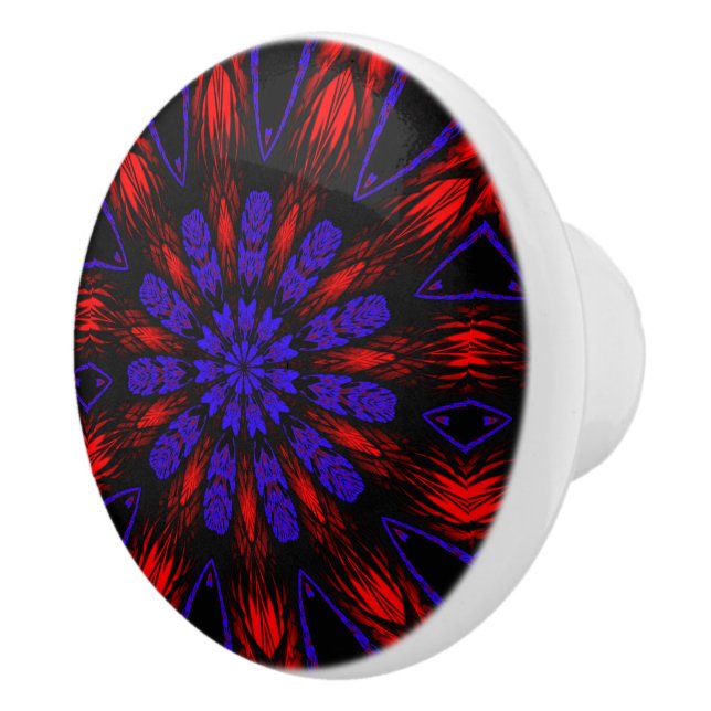 Mandala Southwest Hippie Boho Chic Bohemian Knopp (Höger)