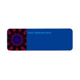 Mandala Southwest Hippie Boho Chic Bohemian Returadress Etikett