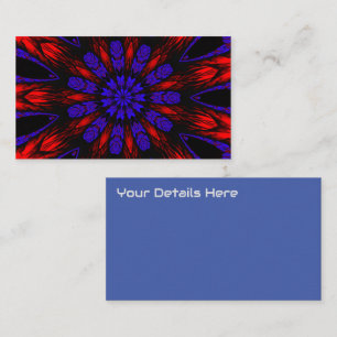 Mandala Southwest Hippie Boho Chic Bohemian Visitkort