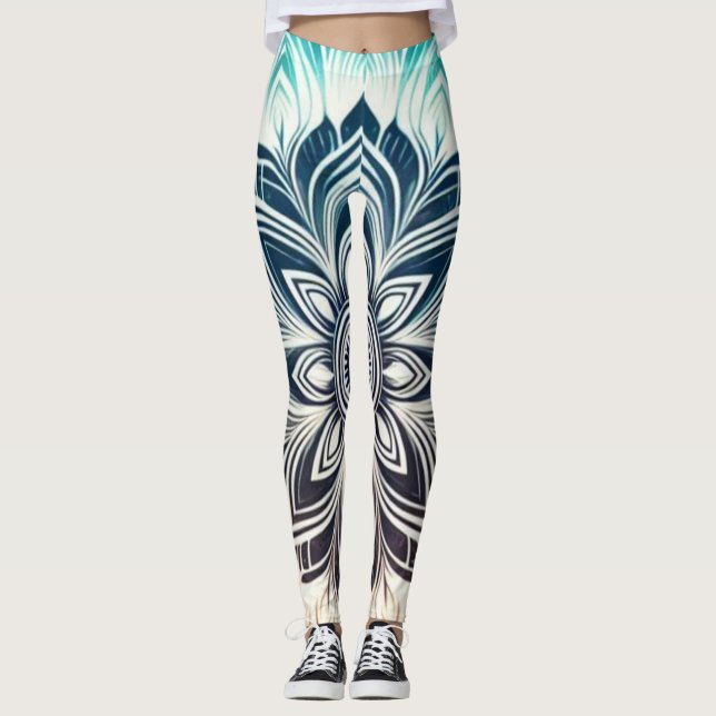 Mandala Spirit Art Leggings (Framsida)