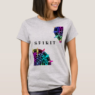 Mandala Spirit Färg Galaxy Star Simple Söt T Shirt