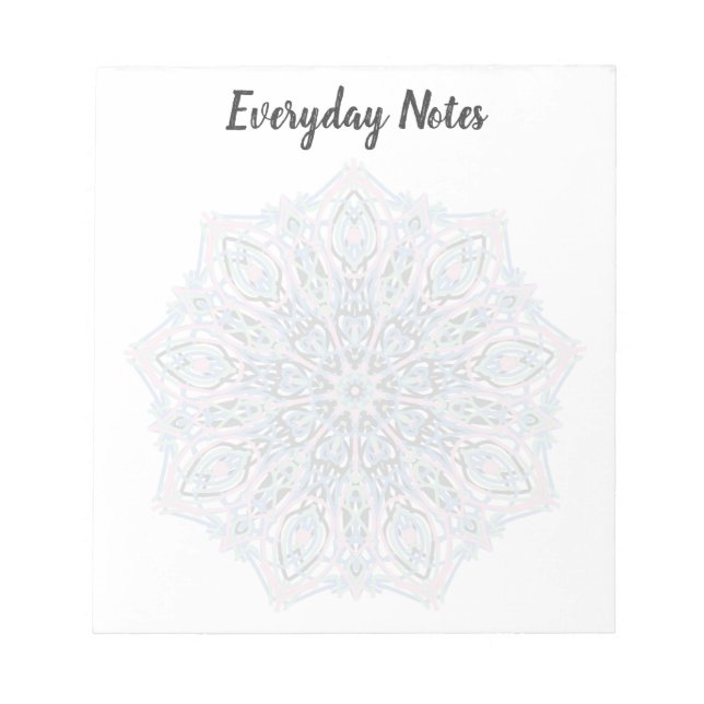 Mandala Spiritual Personalized. Anteckningsblock (Framsida)