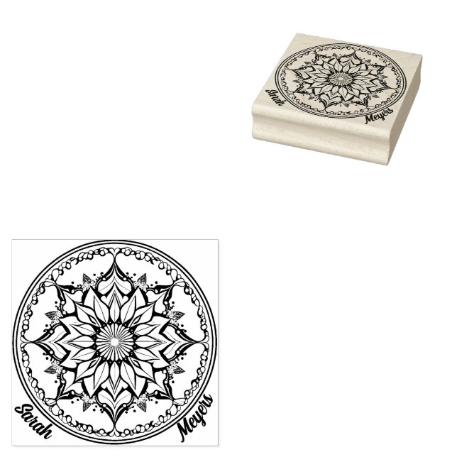 Mandala Stämpel (Stämplad)