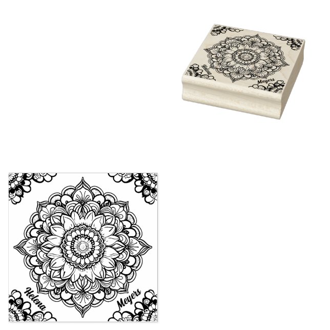 Mandala Stämpel (Stämplad)