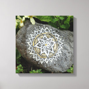 Mandala-sten poster väggdekan canvastryck