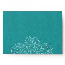 Mandala Summer Garden WedChic Teal Grönt