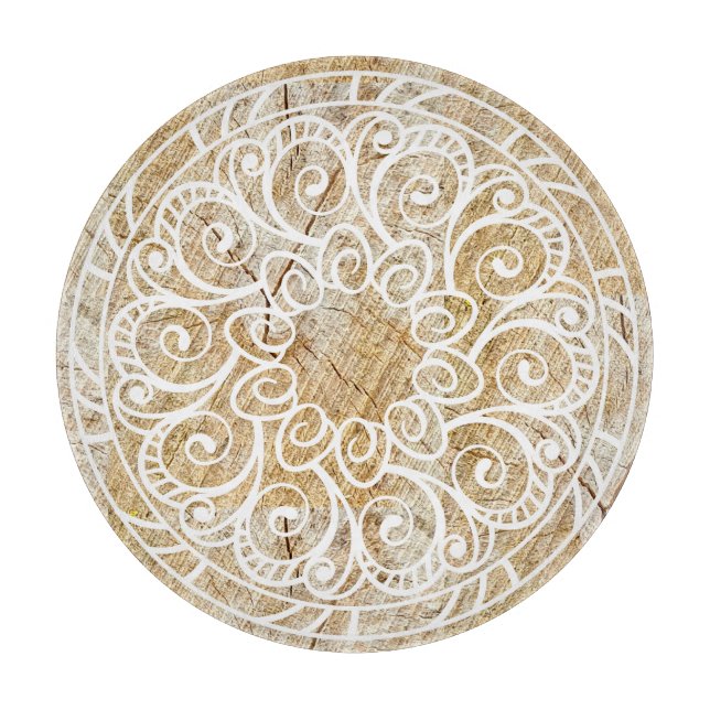 Mandala sur bois (Framsidan)