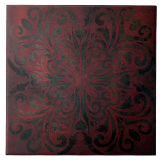 mandala svart romantisk elegant keramisk kakel