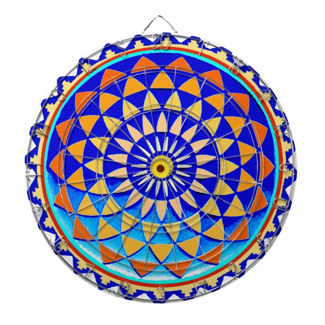 Mandala Symbol för Perfektion Darttavla (Framsidan)