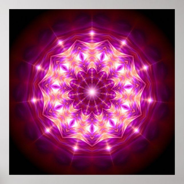 Mandala Synkronicity Poster (Framsidan)