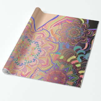 Mandala Three Lagrar i Guld Presentpapper