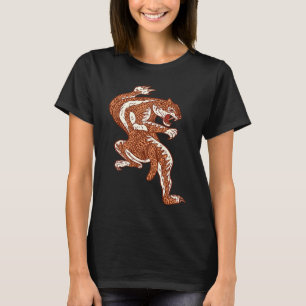Mandala Tiger Big Cat Saber Toothed Tiger T Shirt