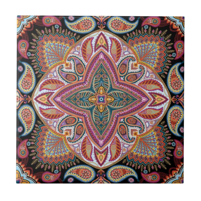 Mandala Tile Kakelplatta (Framsidan)