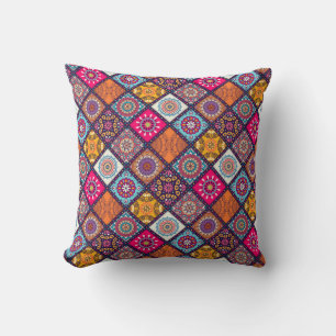 Mandala Tile Mönster Kudde