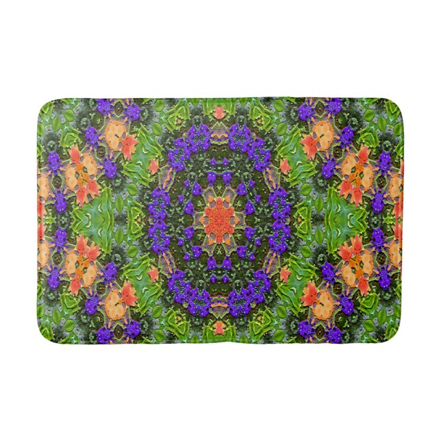 Mandala trädgård.... badrumsmatta (Framsidan)