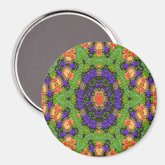 Mandala trädgård.... magnet (Front/Back)