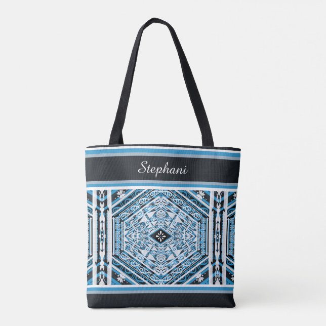 Mandala Tribal Nytt Tygkasse (Baksida)