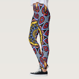 Mandala Trippy Retro Hippie Boho Chic Bohemian Leggings