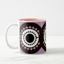 Mandala tryckt mugg